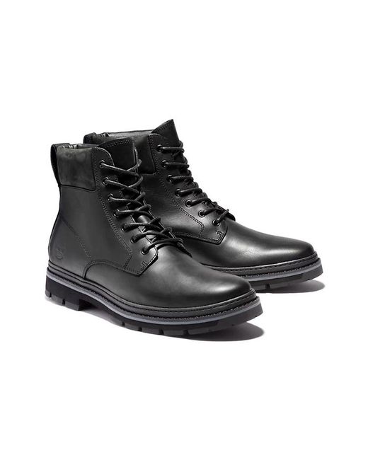 Timberland Black Port Union Waterproof Boots Full Grain' for men