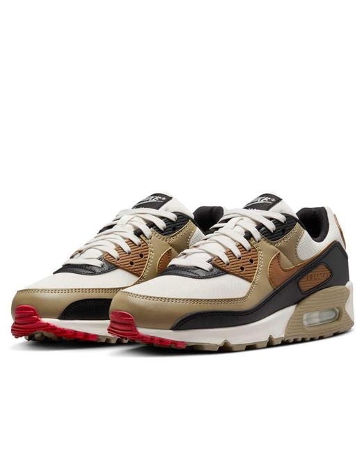 Nike Brown (Wmns) Air Max 90 'Phantom Fire Light British Tan'