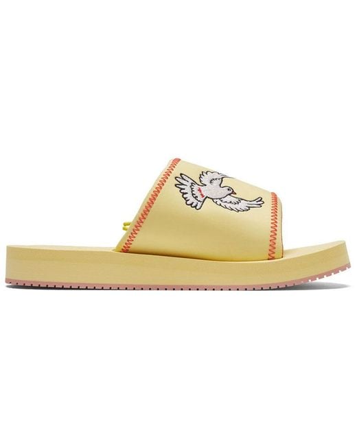 PUMA Brown Kidsuper Studios X Wilo Slide Peach' for men
