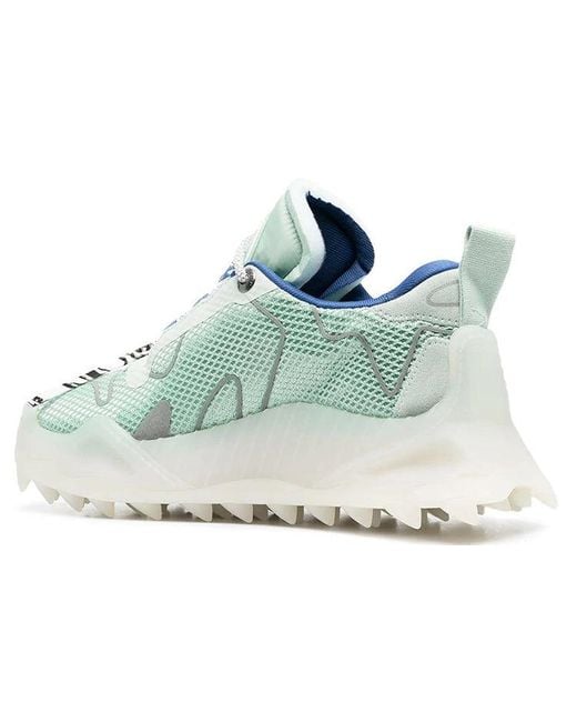 Off-White c/o Virgil Abloh Blue Odsy Mesh Low Top Running Shoes for men
