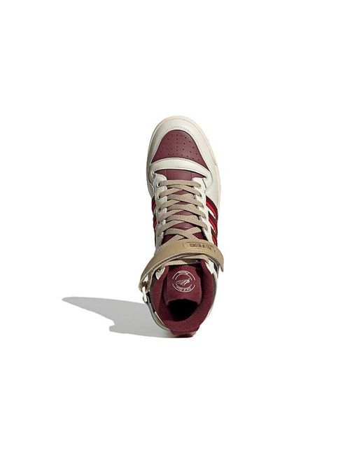 Adidas White Forum 84 High X Cuts & Slices 'Pull Up Beloved' for men