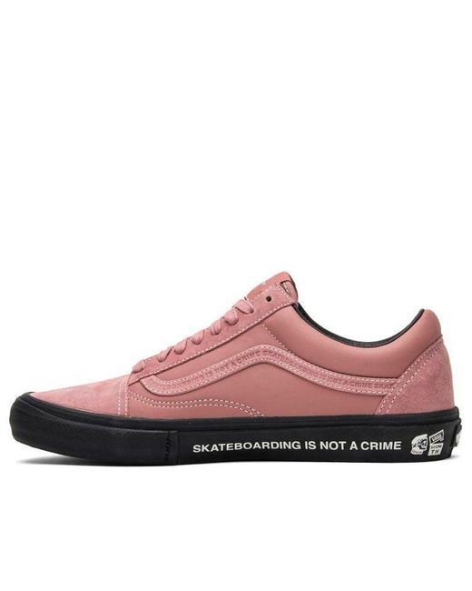 Vans Red Taka Hayashi X Santa Cruz X Old Skool Pro 'Arcad' for men