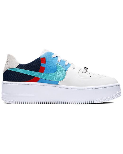 Nike Air Force 1 Sage Low in Blue | Lyst
