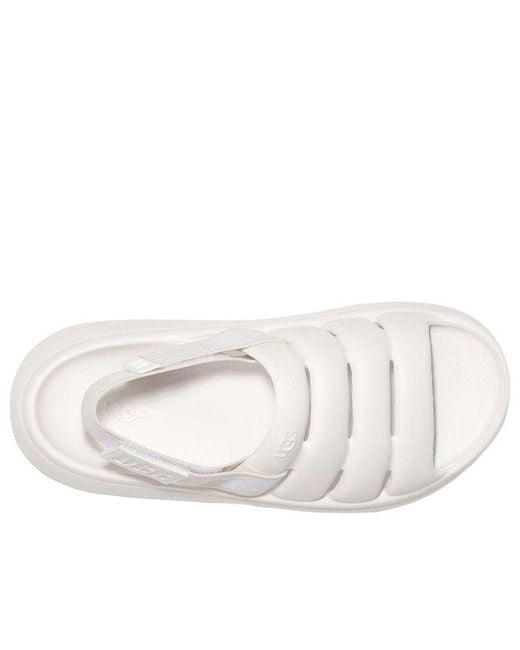 Ugg White (Wmns) Sport Yeah Slide 'Bright'