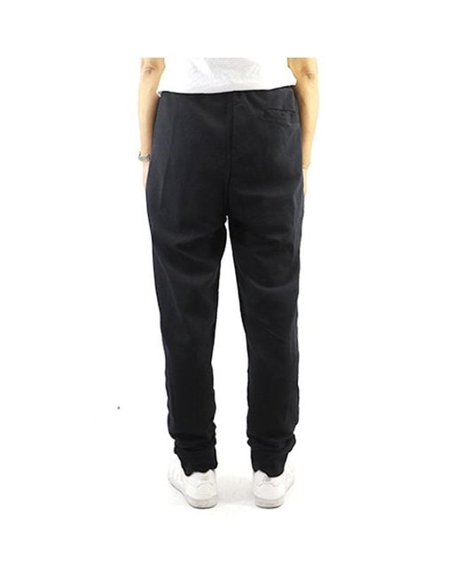 Nike Black Rivals Loopback Colorful Alphabet Logo Sports Long Pants for men