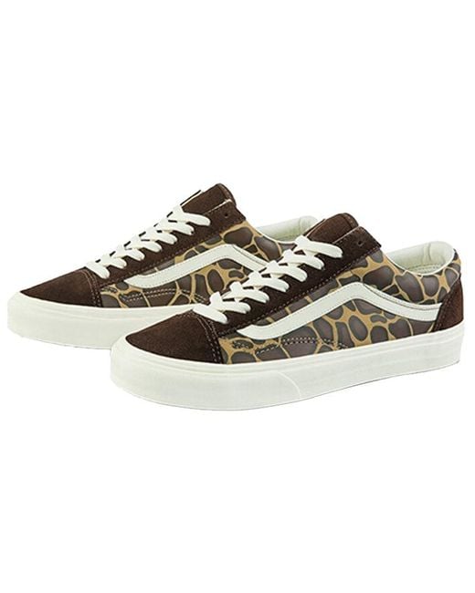 Vans Brown Style 36 Shoes for men