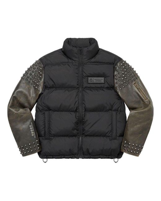 Supreme Gray X Undercover Puffer Jacket for men