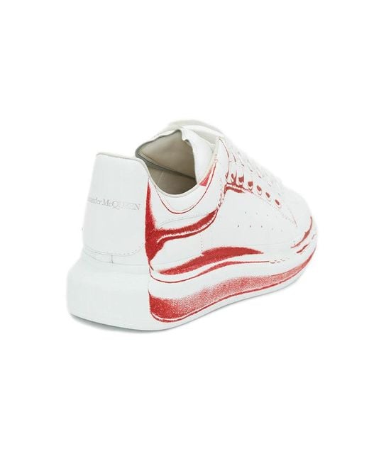 McQueen White Oversized Sneaker Lust Print' for men