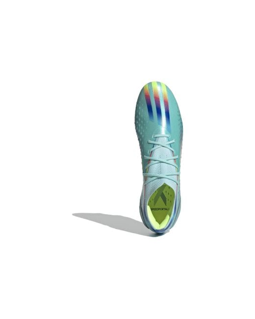 Adidas Blue X Speedportal.1 Fg 'Al Rihla Pack Clear Aqua' for men