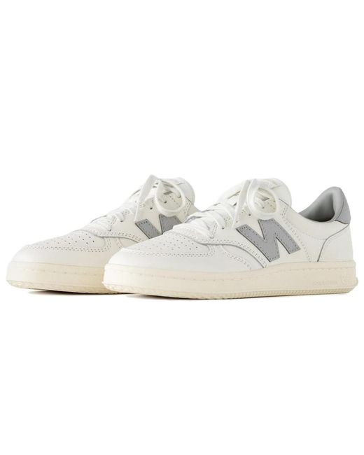 New Balance White Aim Leon Dore X T500 for men