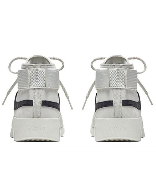 Nike Gray Air Fear Of God Raid 'Light Bone' for men