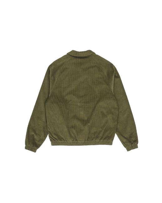 Nike Green Stack Logo Casual Corduroy Jacket Autumn for men