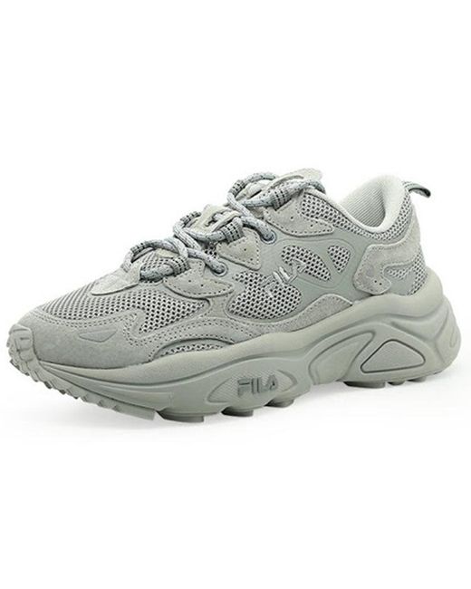Fila Gray Tenor City Low Top Daddy Shoes Stone Korean Version