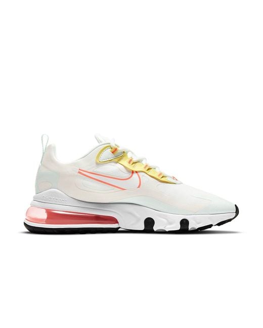 Nike White (Wmns) Air Max 270 React 'Pale Ivory Summit'