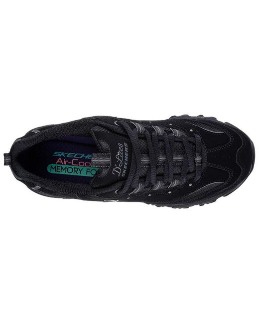 Skechers Black (Wmns) D Lites Sports Shoes