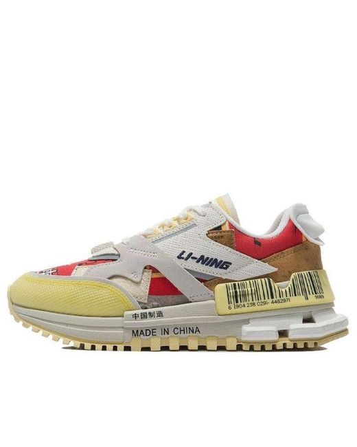 Li-ning White (Wmns) 001 Classic Low Paris Fashion Week 2021 'Milk'