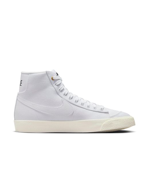 Nike White Blazer Mid '77 Canvas Shoes