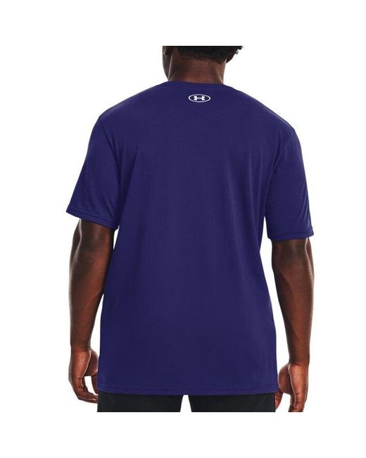 Under Armour Blue Training Graphics T-Shirt for men