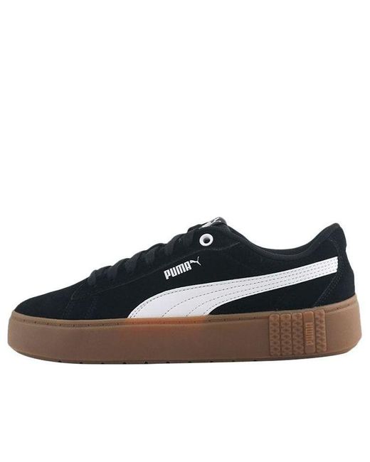 PUMA Blue (Wmns) Smash Platform V2 Suede Gum'