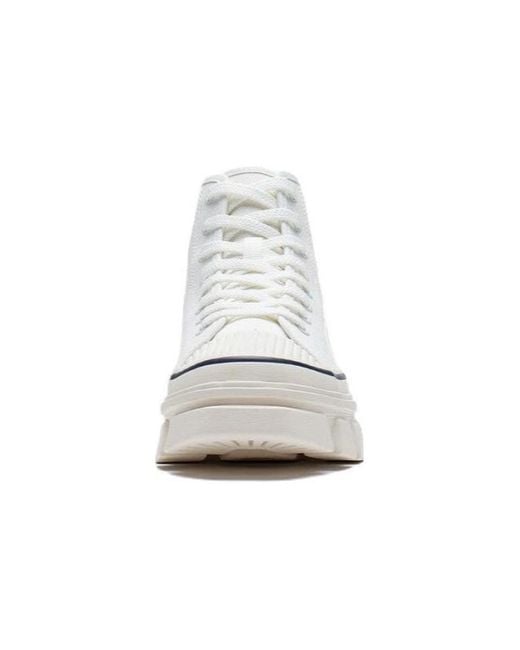 Li-ning White Cf Classic Canvas Hi