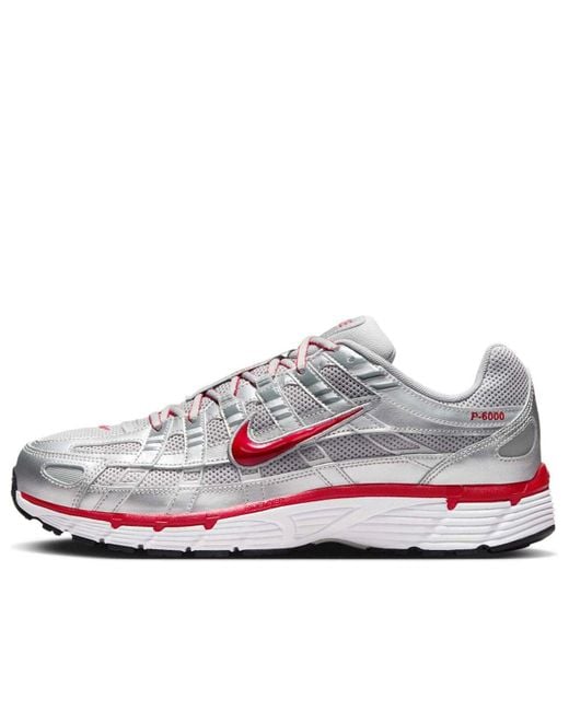 Nike White P-6000 'Metallic Cool' for men