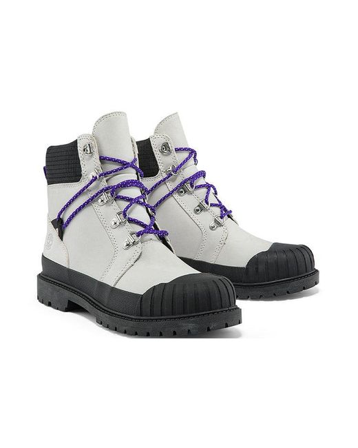 Timberland Black (Wmns) Heritage Rubber Toe 6 Inch Hiking Boot