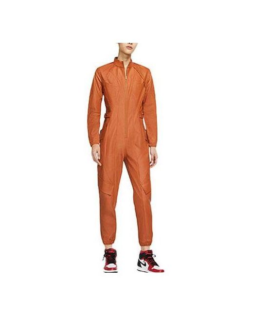 Nike Orange Brand Jordan Court-to-runway