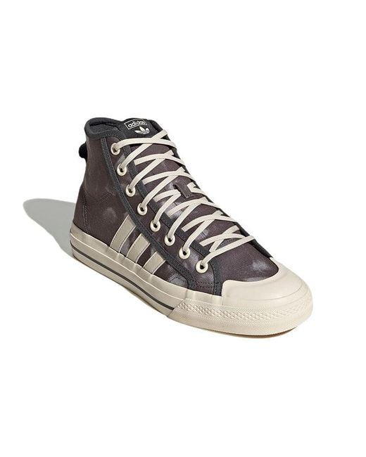Adidas Black Nizza Hi Rf 'Bleached for men