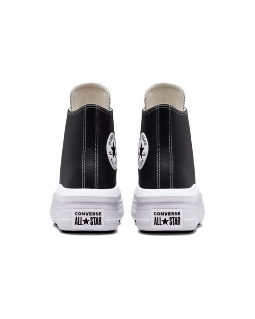 Converse Blue (Wmns) Chuck Taylor All Star Move Platform High 'Leather