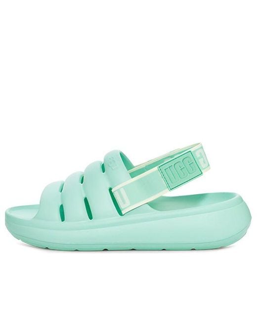 Ugg Blue (Wmns) Fluff Yeah Slide 'Emerald'