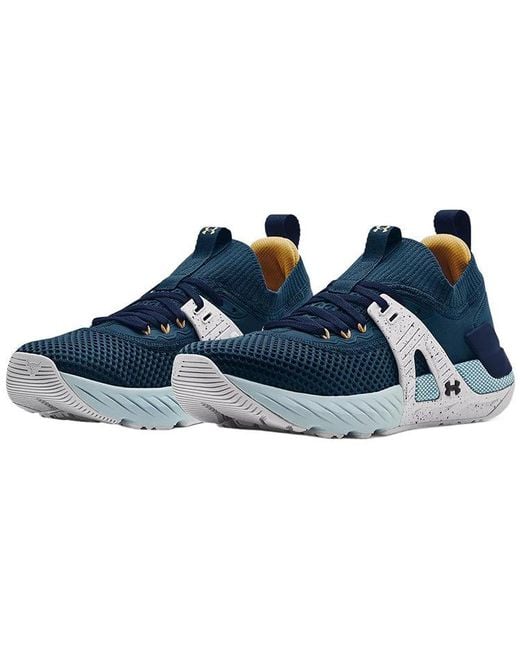 Under Armour Blue Project Rock 4 'Deep Sea' for men