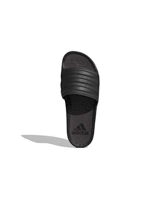 Adidas Black Adilette Boost Slide 'Carbon Core'