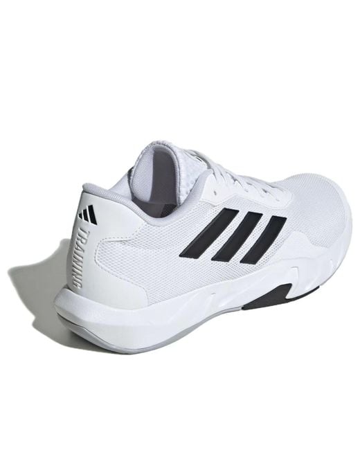 Adidas White Amplimove Trainer for men