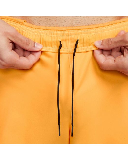 Nike Yellow Swim Essential 5" Volley Shorts 'Sundial' for men