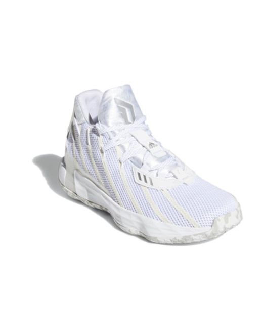 Adidas White Dame 7 Gca 'Never Follow' for men