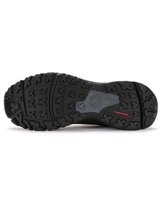 Timberland Black Motion Scramble Low Lace Up Waterproof Hikers Nubuck' for men