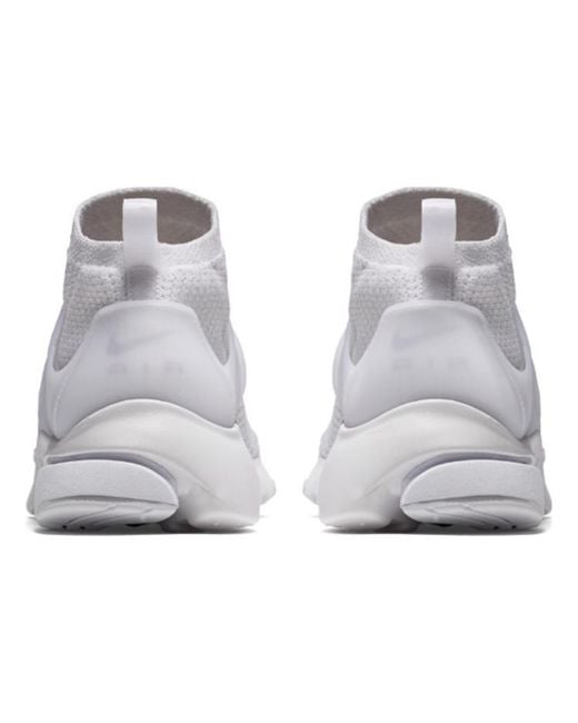 Nike Gray Air Presto Ultra Flyknit 'Triple' for men