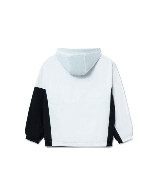 Li-ning Blue Bad Five Sports Basketball Hooded Jacket for men