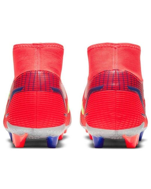 Nike Red Mercurial Superfly 8 Academy Ag Artificial Grass 'Dark' for men