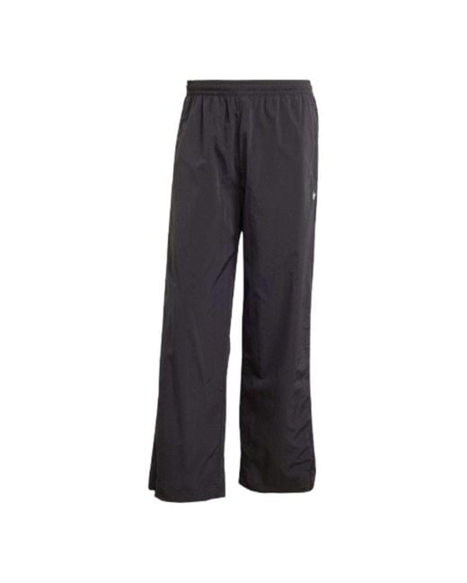 Adidas Gray Adilenium Season 3 Oversized Superstar Track Pants for men