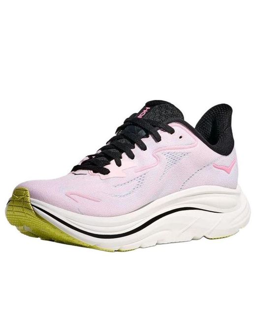 Hoka One One White (Wmns) Clifton 10 'Carnation Starlight Glow'