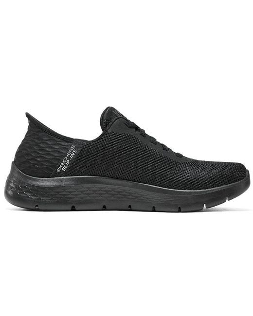 Skechers Black Go Walk Flex-Hands Up Slip-Ins for men