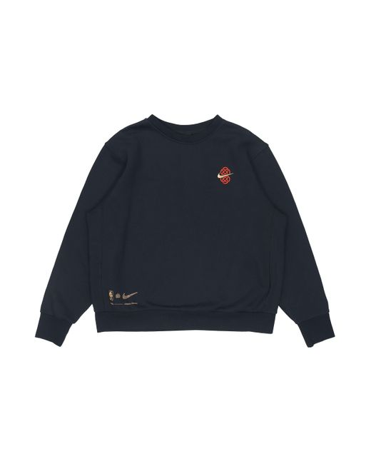 Nike Blue Nba 'Chinese New Year' Sports Print Crew-Neck for men