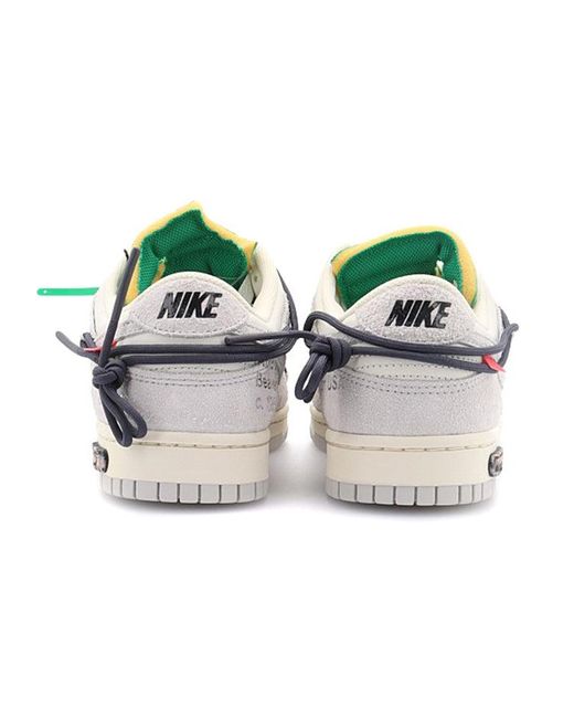 Nike White X Off- Dunk Low 'Lot 20 Of 50' for men