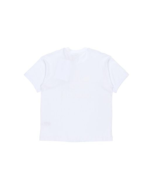 Adidas White Originals Love Unites Tre Casual Breathable Fabric Multi-Color Logo Sport Short Sleeve