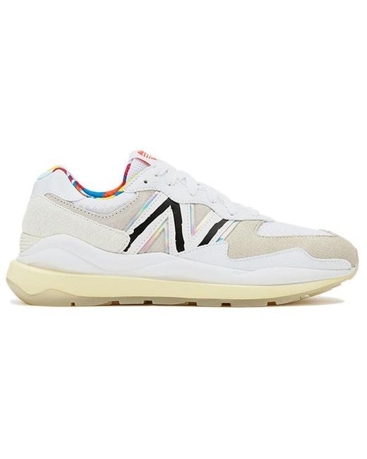 New Balance White 57/40 'Pride' for men