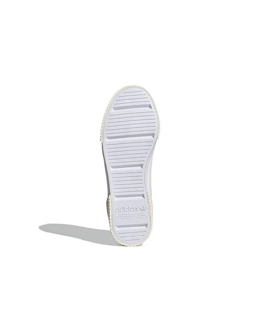 Adidas White (Wmns) Originals Court Tourino 'Almost'