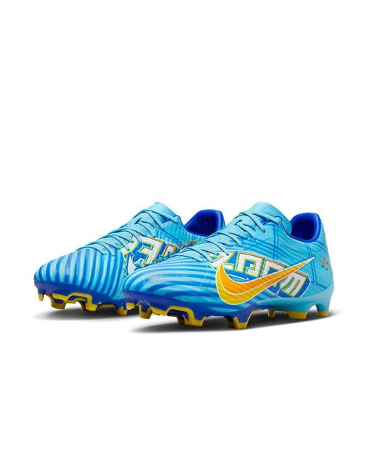 Nike Blue Zoom Mercurial Vapor 15 Academy Km Mg Multi-ground Low-top Soccer Cleats for men