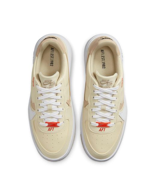Nike White Air Force 1 Plt.af.orm
