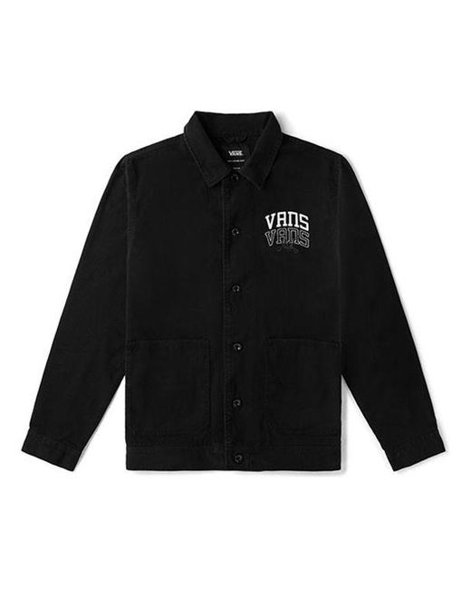 Vans Black New Varsity Drill Chore Coat Jacket for men